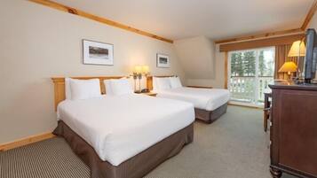 Economy Room, 2 Queen Beds (Selkirk) | Iron/ironing board, free WiFi, bed sheets