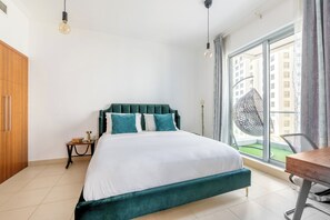 Comfort Apartment, Balcony, City View | 1 bedroom, premium bedding, blackout drapes, iron/ironing board