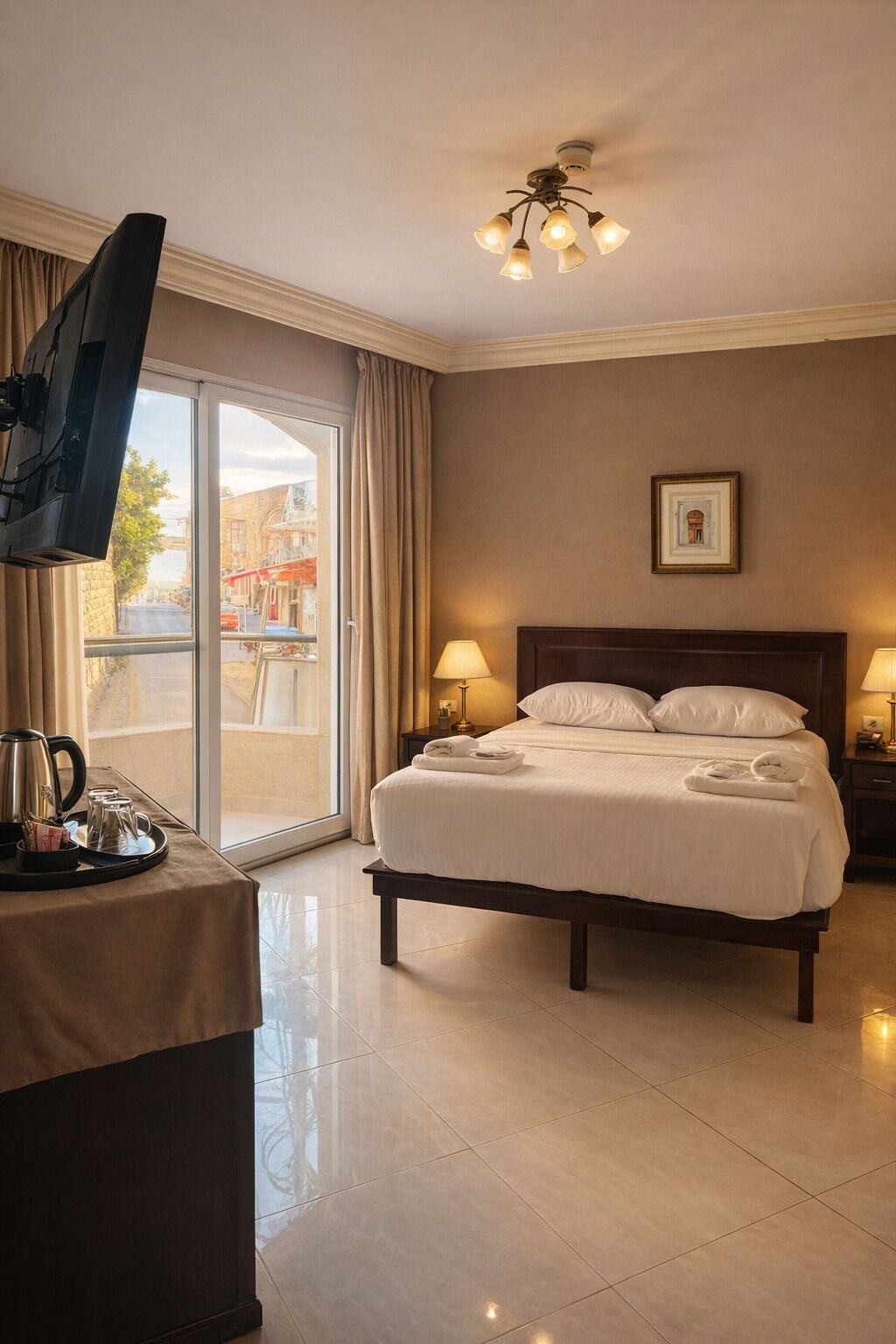 华丽客房 | 隔音、免 费 WiFi、床单