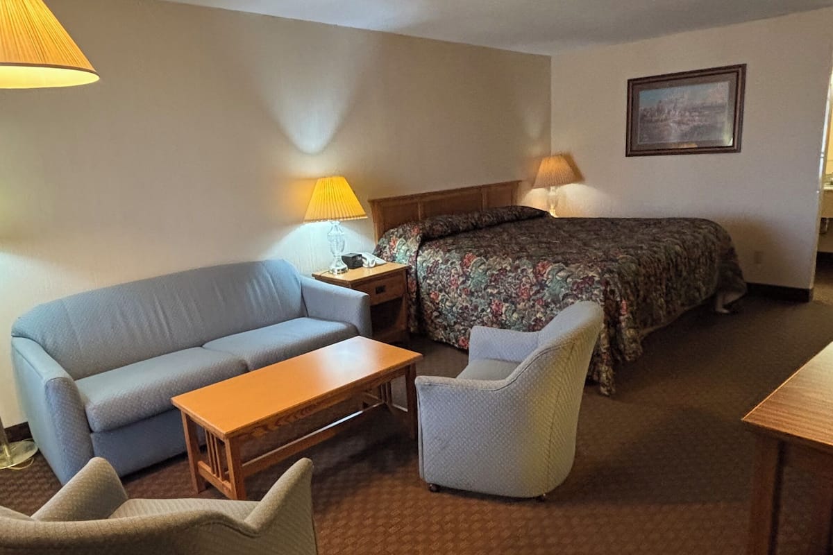 Superior Room, 1 King Bed, Non Smoking | Desk, laptop workspace, iron/ironing board, free WiFi