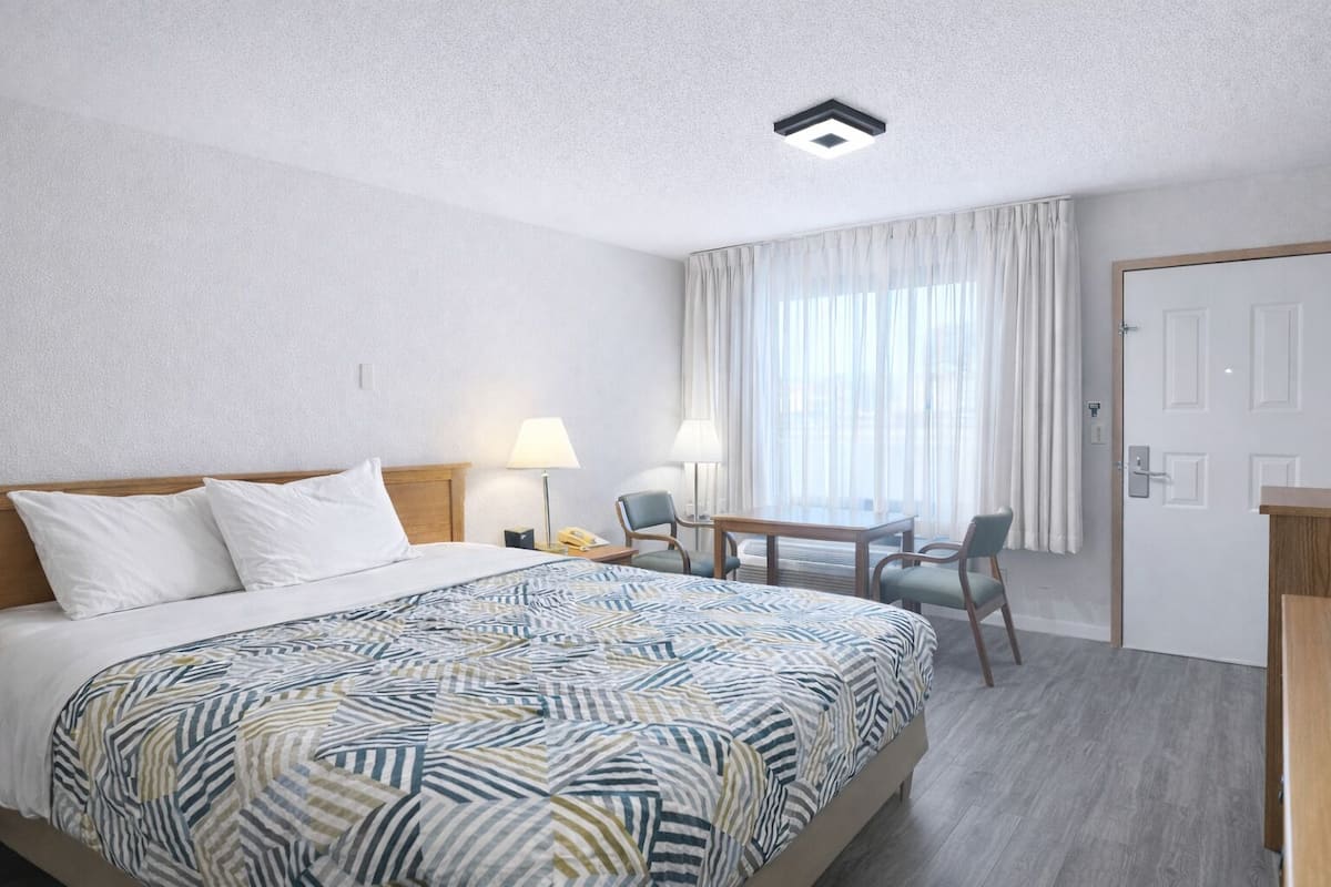Room, 1 King Bed, Non Smoking | Desk, free WiFi, bed sheets