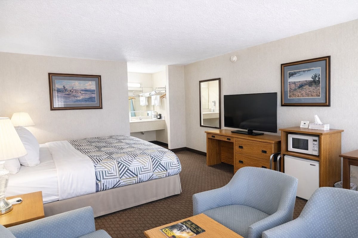 Suite, 1 King Bed, Non Smoking | Desk, free WiFi, bed sheets