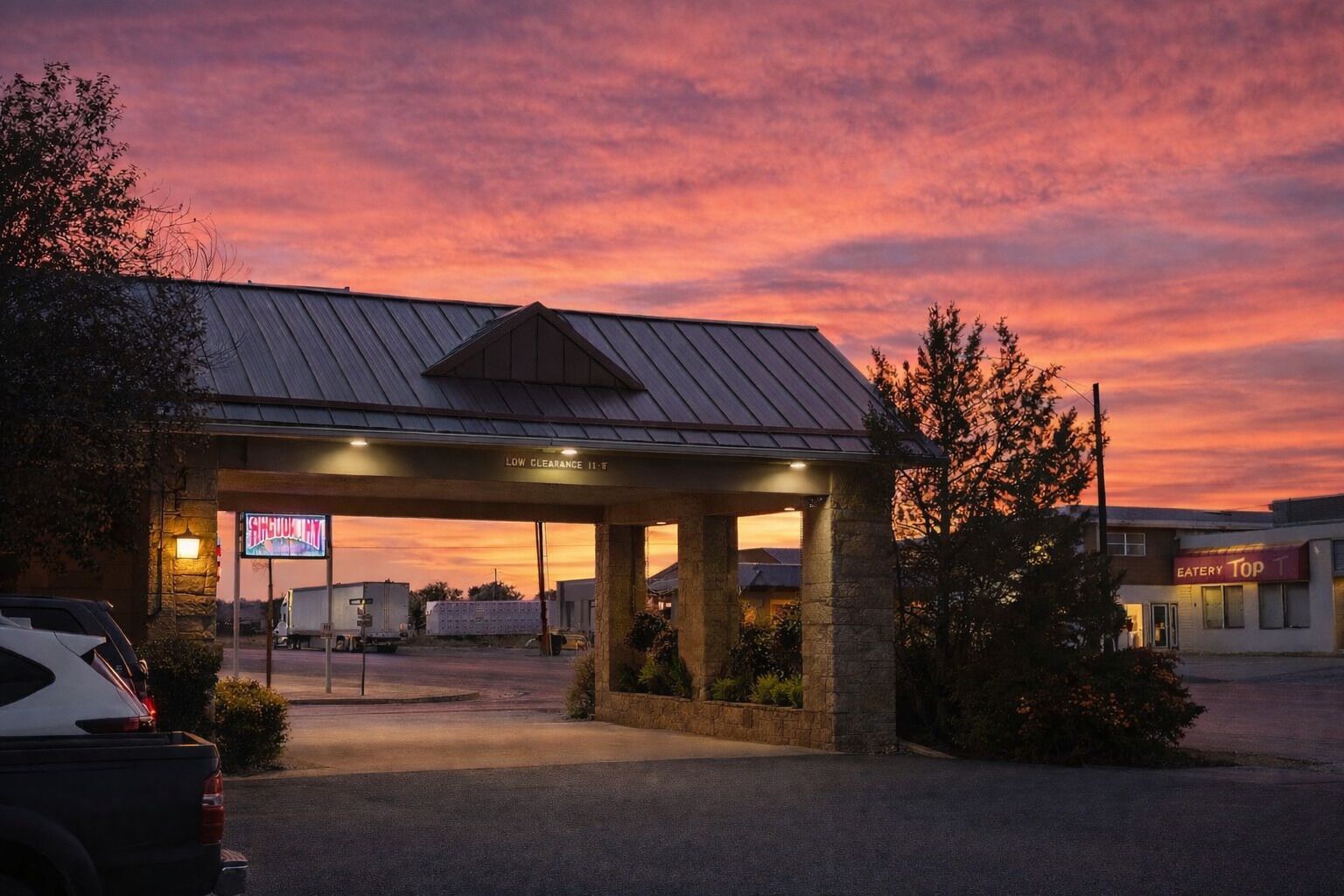 Ingresso della struttura