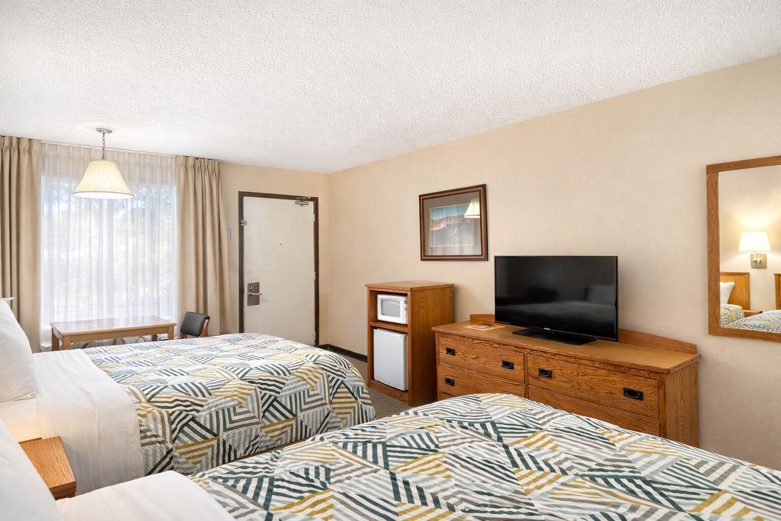 Room, Non Smoking (2 Full Beds) | Desk, free WiFi, bed sheets