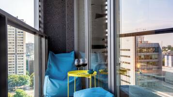 Superior-lejlighed - balkon - byudsigt | Balkon