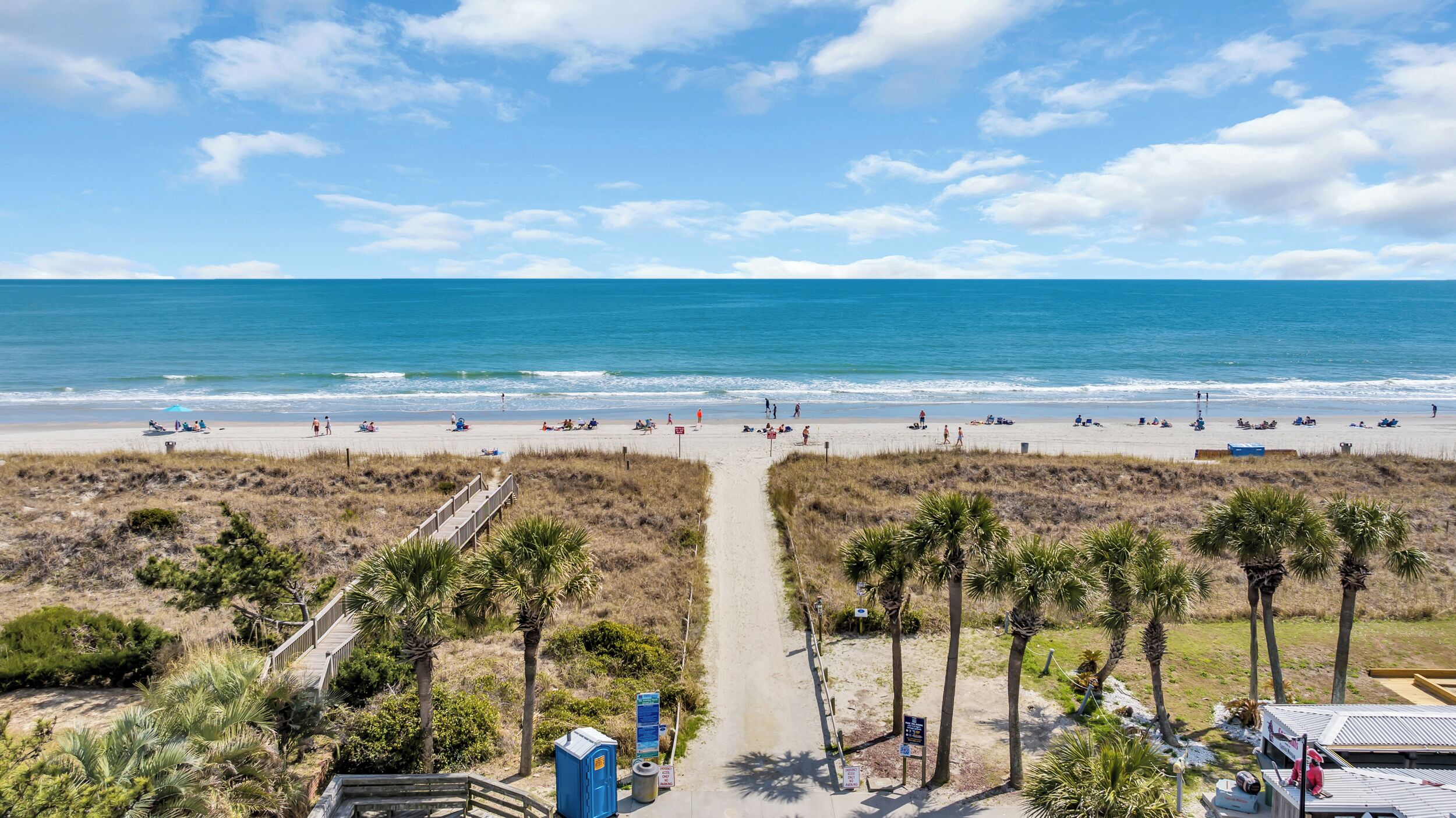 Sun loungers, beach towels