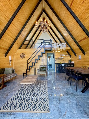 Interior -
2+1 Heated Private Pool- Lake View - 5 Person Bungalow in Dibektaş (Sakarya)