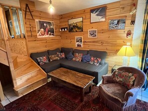 Living area - Charming chalet in Vallouise (Vallouise-Pelvoux)