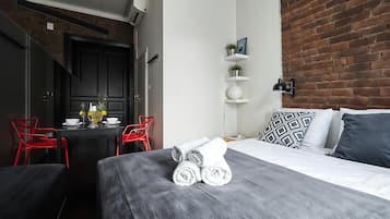 Studio Confort, vue ville | Fer et planche Ă repasser, Wi-Fi gratuit