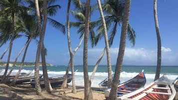 Sun-loungers, beach towels