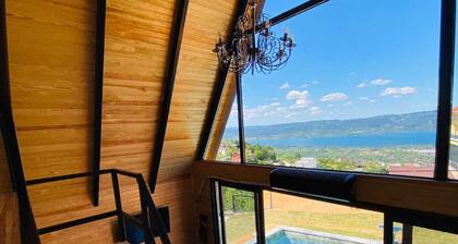 2+1 Heated Private Pool - Lake View - 5 Person Bungalow in Dibektaş