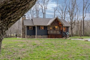Exterior - Waterfront Cabin | Swim, Fish or Float the Creek! (Cocke County)