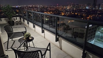Luxury Apartment, Balcony, City View | Balcony view