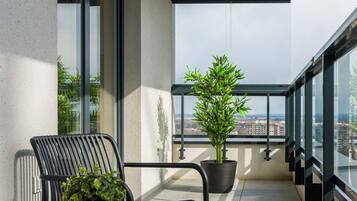 Luxury Apartment, Balcony, City View | Balcony