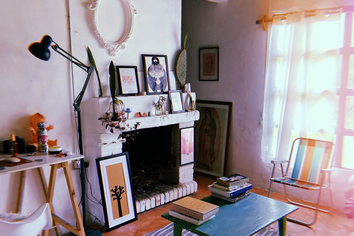 Standard House | Living room | Fireplace