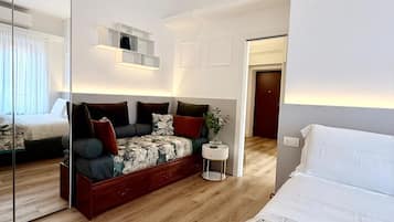 1 chambre, fer et planche Ă repasser, Wi-Fi, draps fournis