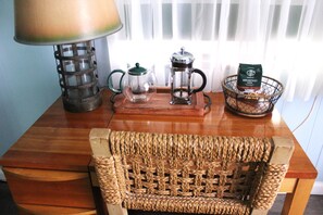 Interior - Attached casita in manufactured home bright clean comfortable WiFi no pet fee (Palm Desert)