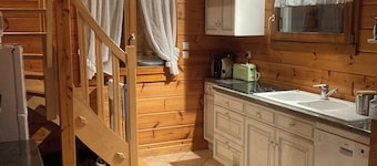 Quiet Finnish-style chalet with 11 ares of fully enclosed garden