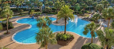 Piscine extérieure, piscine chauffée