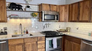 Microondas, horno, placa de cocina, lavavajillas