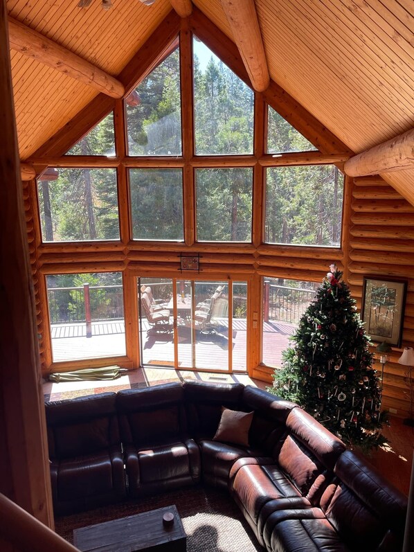 Smart-TV, Kamin, DVD-Player, Bücher