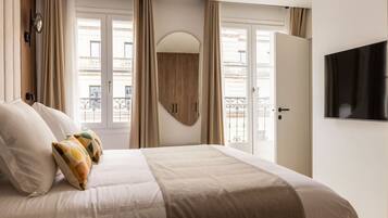 2 chambres, fer et planche à repasser, accès à Internet, literie fournie