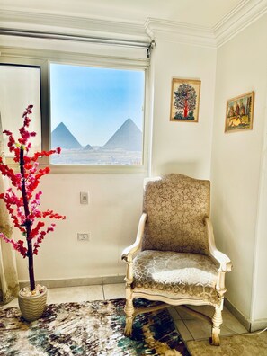 Family Apartment, Balcony, Mountain View | Living area