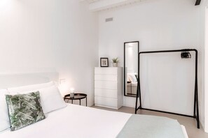 1 bedroom, iron/ironing board, bed sheets