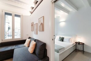 1 bedroom, iron/ironing board, bed sheets