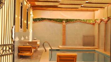 Indoor pool, outdoor pool