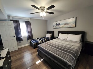1 bedroom, iron/ironing board, travel cot, WiFi