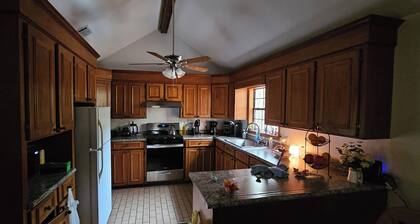 4-bedroom farmhouse in charming Purvis with WiFi, AC. Book now