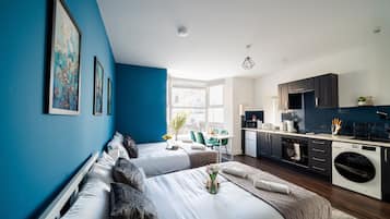 1 Schlafzimmer, Bügeleisen/Bügelbrett, kostenloses WLAN, Bettwäsche