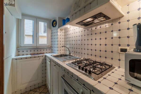 Microwave, stovetop, dishwasher, toaster