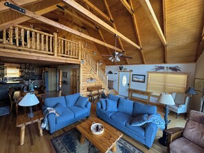 Smart TV, fireplace, printers