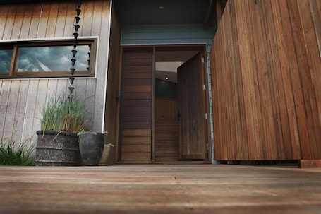Exterior detail. Rural Studio Retreat with Stunning Mountain Views