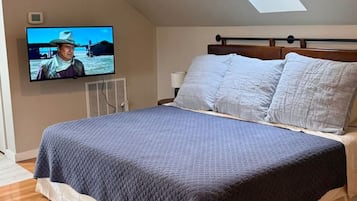 1 bedroom, iron/ironing board, travel crib, free WiFi