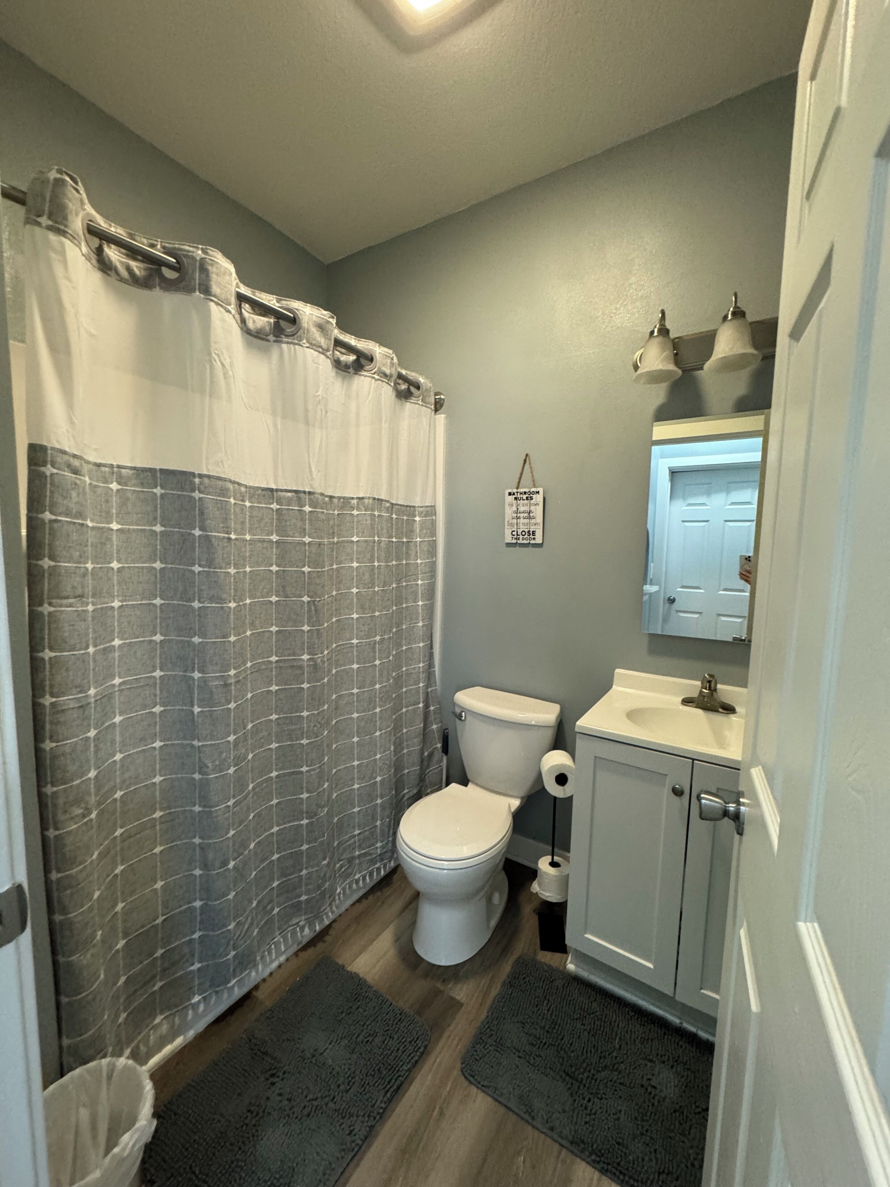 Towels, toilet paper