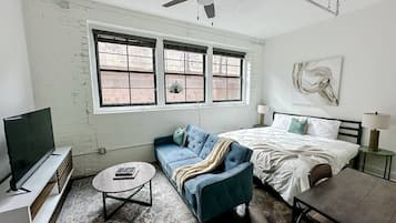 Desk, iron/ironing board, free WiFi, bed sheets