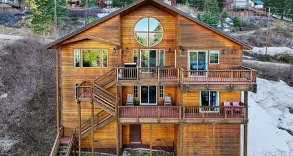 Beautiful View, Near Ski Resort, Bunk Beds, Free Ev Charger, Games, Weber BBQ and Big Deck