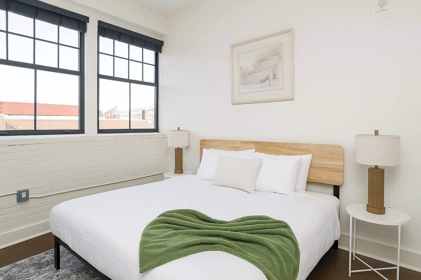 Bureau, fer et planche à repasser, Wi-Fi gratuit, draps fournis