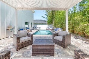 Terrace/patio - Heated Pool Oasis • Arcade + Games • Walk to Beach (St. Augustine)