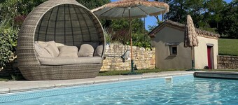 Two gites on exceptional estate with two pools