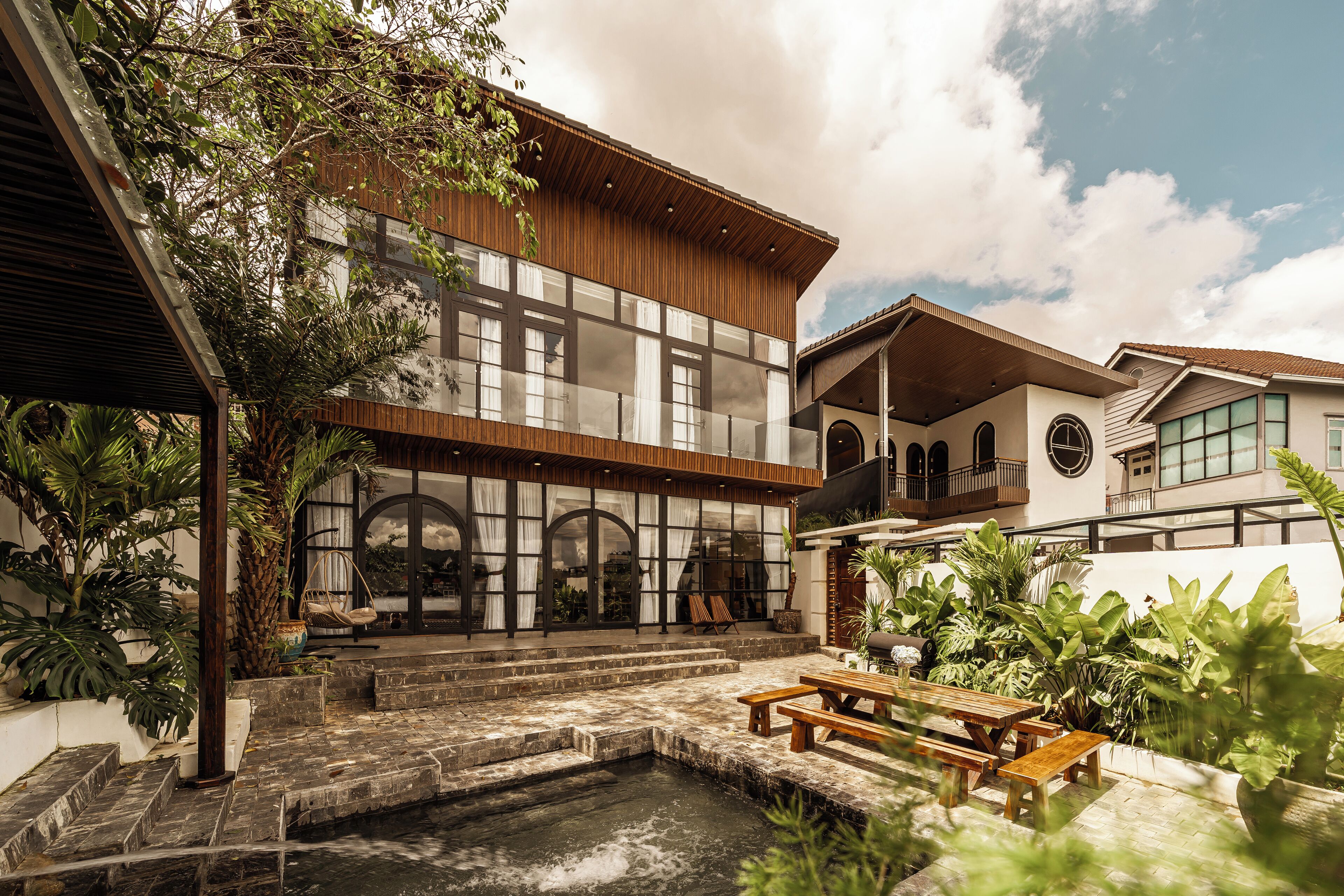 别墅, 4 间卧室, 空调, 山谷景观 | 露台