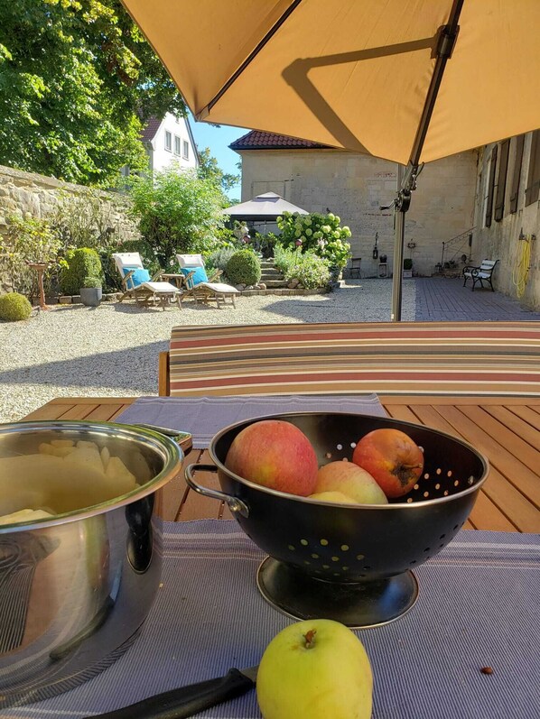 Terrace/patio - Vacation home Sandstone Dream, 75 sqm, 1-4 persons (Billerbeck)