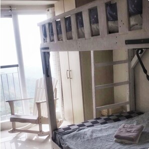 1 多间卧室、熨斗/熨衣板、WiFi、床单