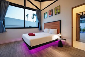 3 bedrooms, iron/ironing board, free cribs/infant beds, free WiFi - New 17m Eco Pool Villa Sunset Garden 12 (Rawai)