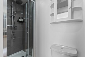 Shower, hair dryer