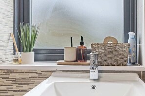 Shower, hair dryer
