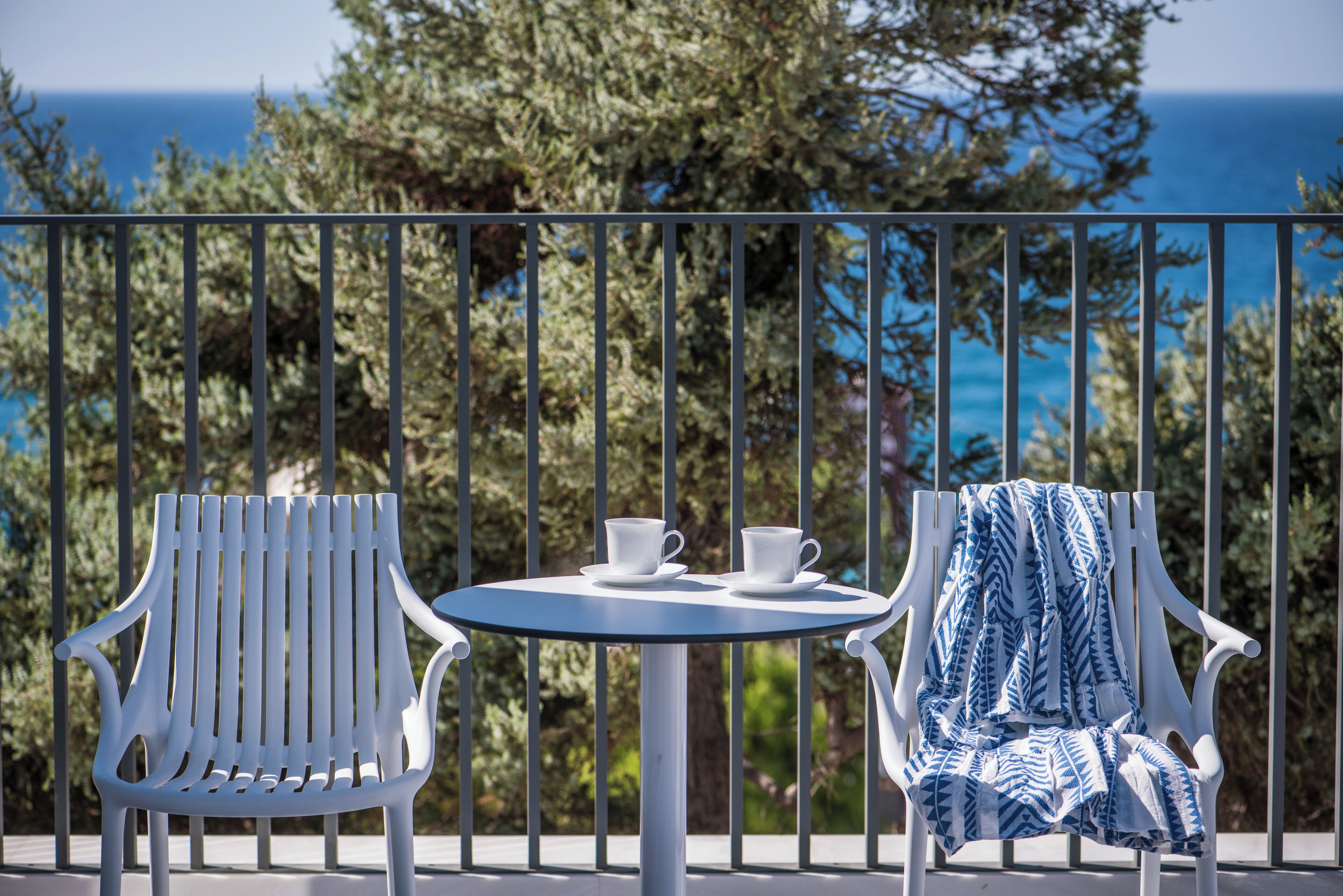 Deluxe penthouse, uitzicht op zee | Terras